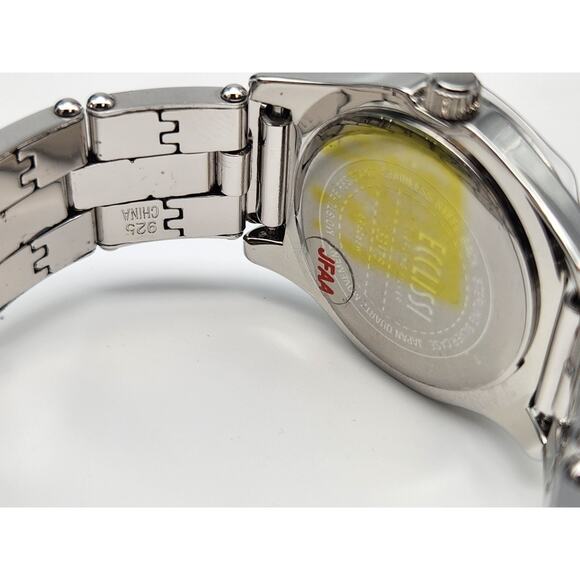 Ecclissi Women 33175 Sterling Silver Silver Tone 2mm Quartz Analog Watch 6 1/4" - Picture 6 of 11